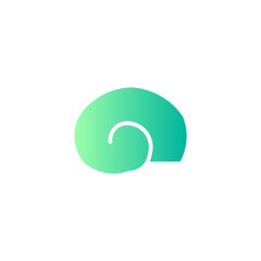 snail gradient icon