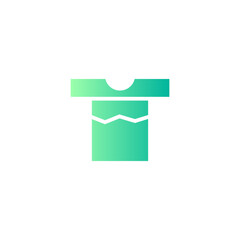 tshirt gradient icon