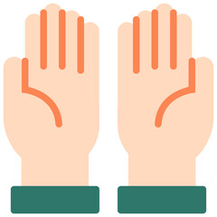 Praying Icon Design Vector Ramadan