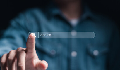 SEO search engine optimization concept, Marketing ranking traffic website, internet technology for...