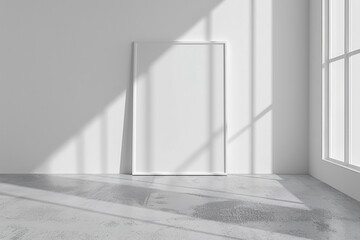 White frame background