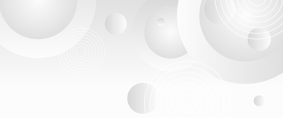 White minimal geometric shape abstract banner. For business banner, formal backdrop, prestigious voucher, luxe invite, wallpaper and background