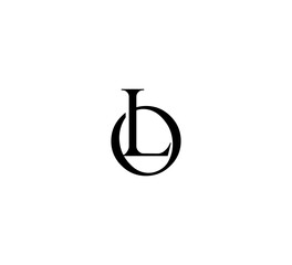 Initial Letter Logo. Logotype design. Simple Luxury Black Flat Vector LO