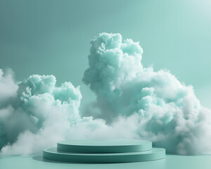 blue sky and clouds background for marketing products 