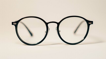 glasses on white background