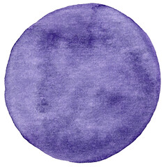 Purple Watercolor circle texture. Watercolour circle elements for design, Poster, Brochure, Printing, Advertisement, etc.