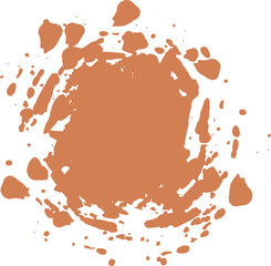 Abstract Splash Brushstroke Element SVG