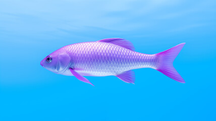 pink fish in aquarium