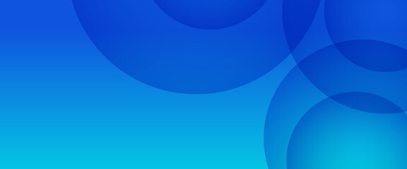Obraz premium Blue minimal geometric shape abstract banner. For business banner, formal backdrop, prestigious voucher, luxe invite, wallpaper and background