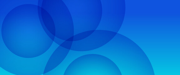 Blue vector abstract banner with simple geometric shapes. For cover design, book design, poster, cd cover, flyer, website backgrounds or advertising