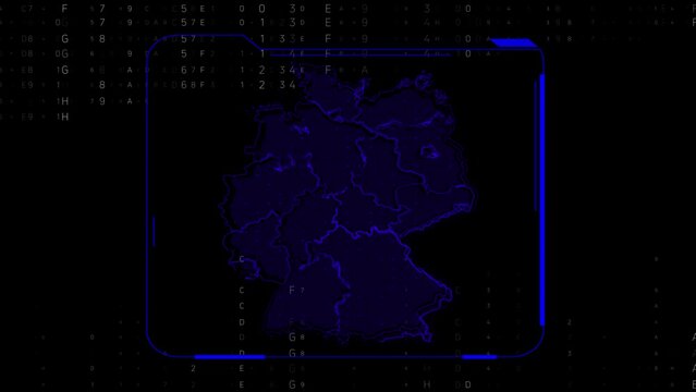 digital Germany map