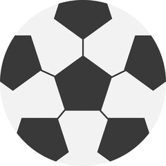 Soccer ball flat design