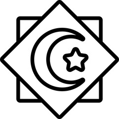 Iftar Line Icon Design Vector Ramadan