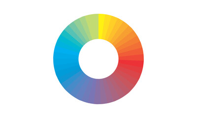 circle colour logo vector 