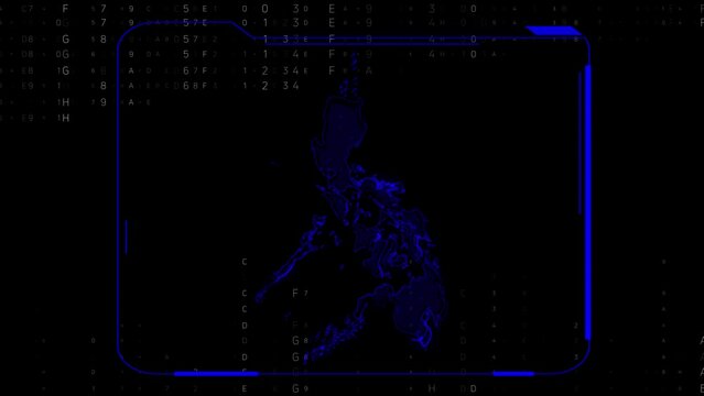 digital Philippines map