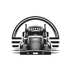 Truck logo design vector. vector truck logo