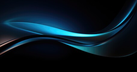 flowing blue light abstract background