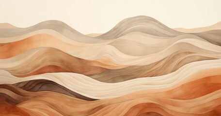 elegant beige abstract flow design background