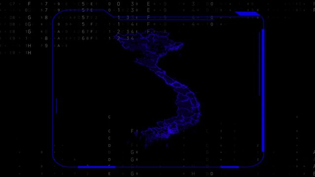 digital Vitnam map