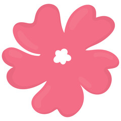 pink flower illustration 