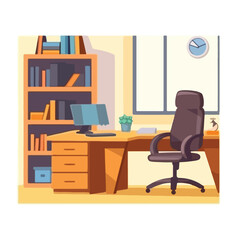Business office icon cartoon vector illustration is