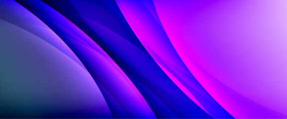Dynamic flowing waves on gradient color background. Vector illustration For Wallpaper, Banner, Background, Card, Book Illustration, landing page
