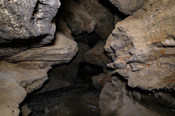 The salt  cave Kolonel in Mount Sodom in southern Israel