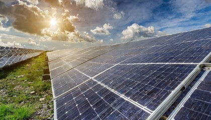 Solar power energy - Closeup of solar panels, pv, photovoltaics