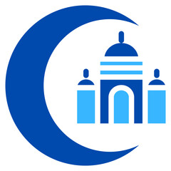Ramadan Solid Color Icon Design Vector Ramadan