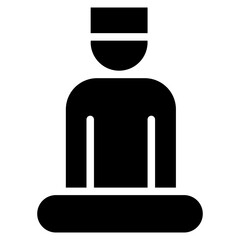 Spirituality Solid Icon Design Vector Ramadan