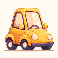 Car toy icon vector element design template cartoon