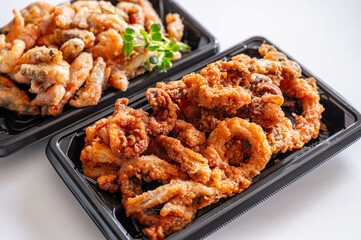 真イカの唐揚げ