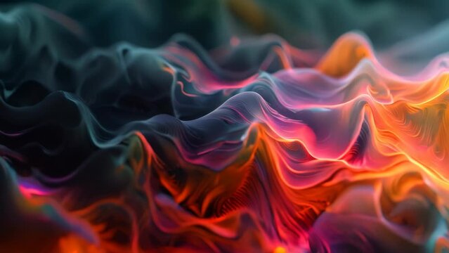 Abstract liquid background. 4k video