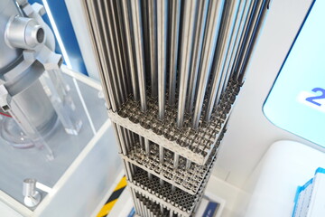 Obraz premium Part of the layout of a nuclear power plant.