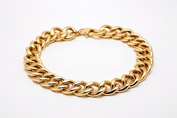 Obraz premium Gold necklace chain