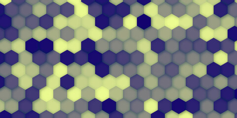 Vector colorful honeycomb hexagon background.