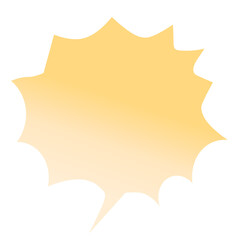 Speech bubbles with colorful gradient. Template for web design, banner, mobile app, landing page and infographics.