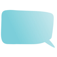 Speech bubbles with colorful gradient. Template for web design, banner, mobile app, landing page and infographics.