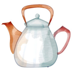 Tea Pot Spring Watercolor