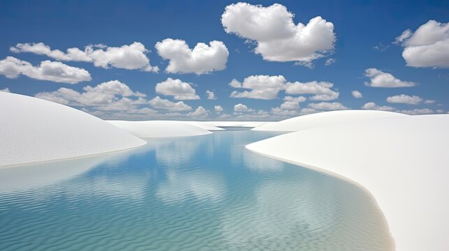 The lencois maranhenses national park brazil white sand dunes seasonal lagoons surreal landscapes