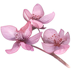 Obraz premium Cherry Blossom Spring Watercolor