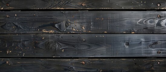 Fototapeta premium frame made of three black wooden planks