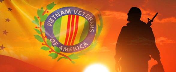 Veterans Day. America. Vietnam veterans. USA holiday. 3d illustration.