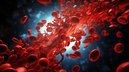 gene editing for inherited blood disorders like sickle cell anemia - obrazy, fototapety, plakaty