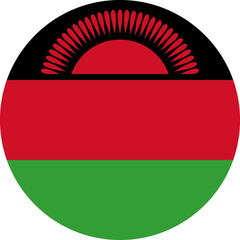 Malawi Flag Round Icon - 767612411