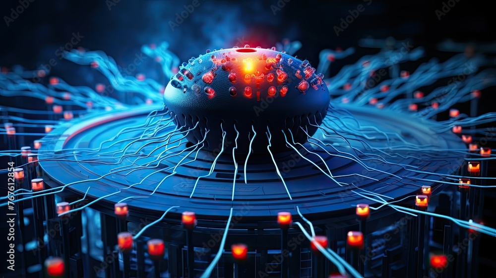 Poster nanobots monitoring brain waves for early detection of seizures