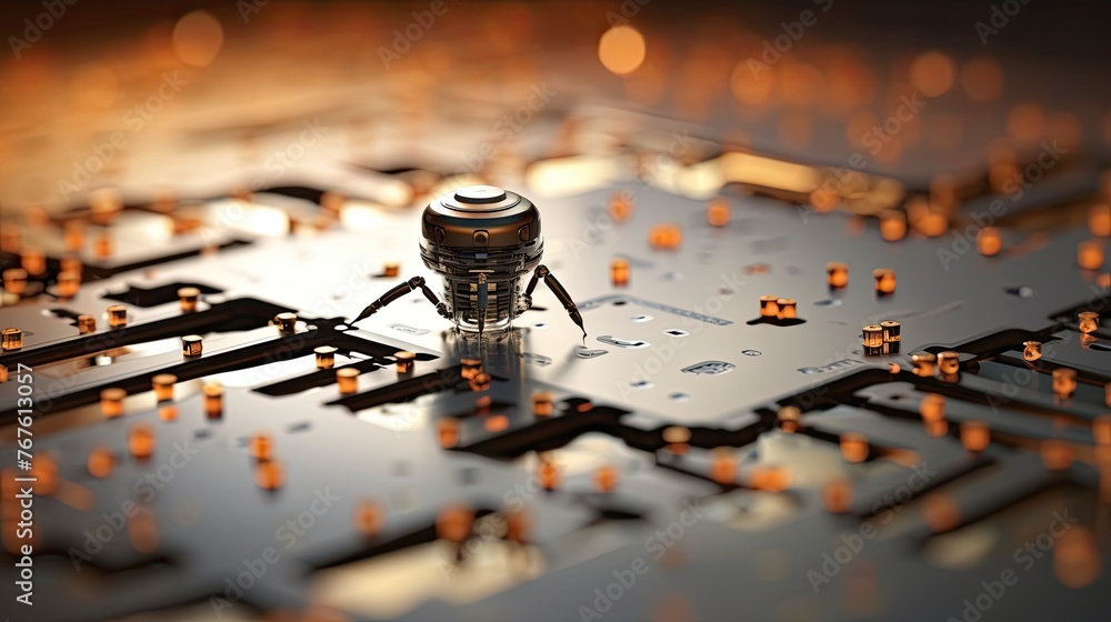 Poster tiny robots constructing complex nanodevices