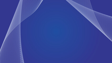 Blue Abstract background with curve line vector image