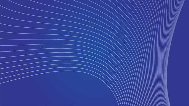 Blue Abstract background with curve line vector image