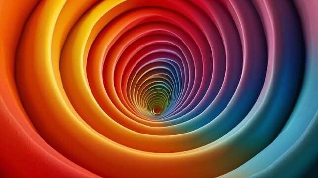 abstract colorful swirl